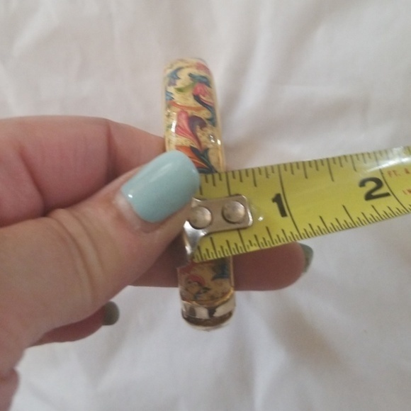 Vintage Florentine Decoupage bracelet - Picture 4 of 6